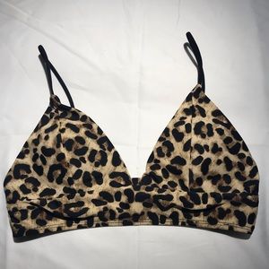 ReVamped Cheetah Print Bikini Top